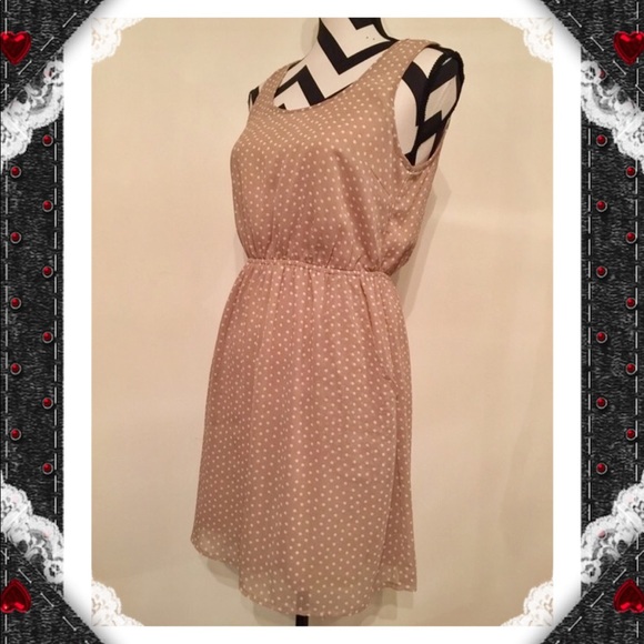 Band Of Gypsies@ Back Cut-Out Polka Dot Dress - Picture 3 of 6